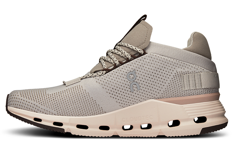 Кроссовки On Cloudnova Lifestyle Shoes Women's Low-top Pink, светло-фиолетовый