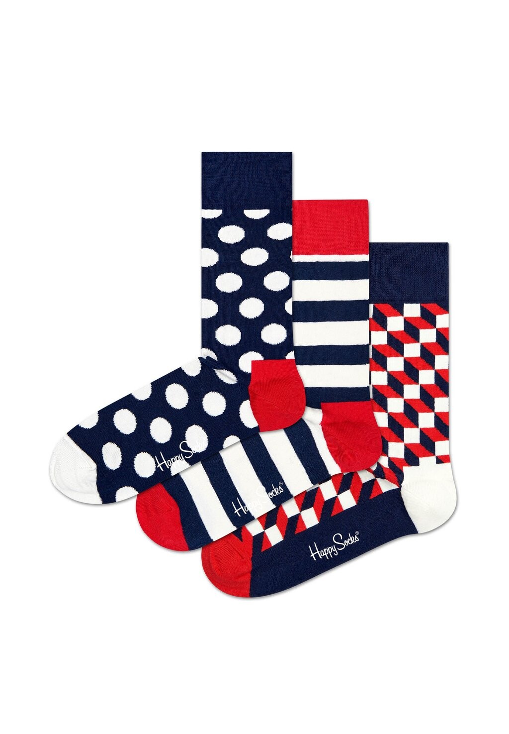 

Носки CLASSIC GIFT 3 PACK Happy Socks, мультиколор