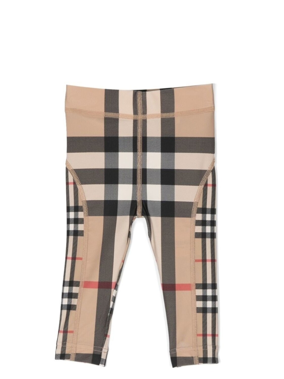 

Легинсы в клетку Vintage Check Burberry Kids, бежевый