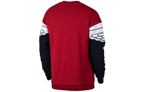 Толстовка Air Jordan Men's LOGO AS Wings Classics CREW, красный — фото 2