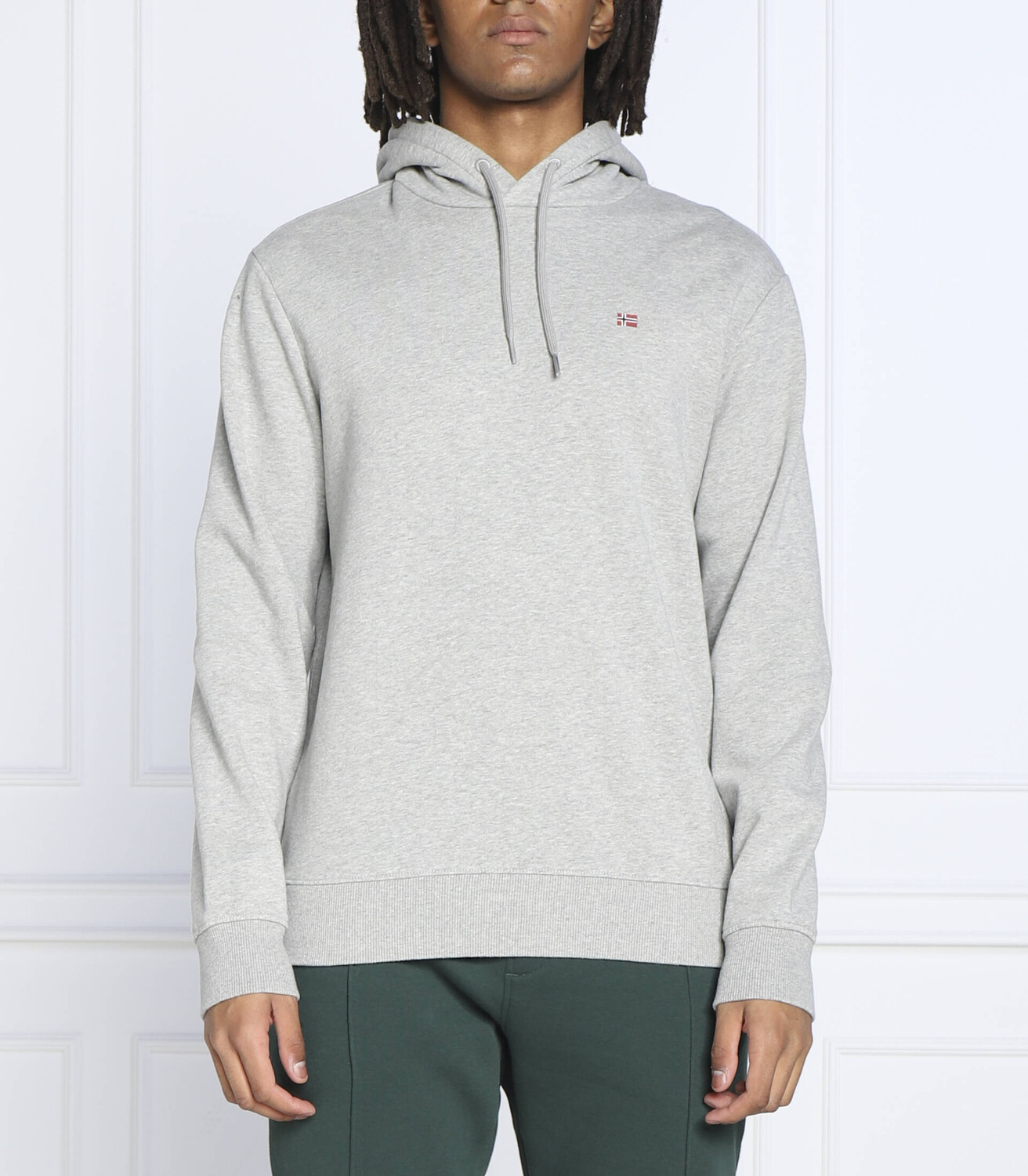 

Толстовка Napapijri balis regular fit, серый