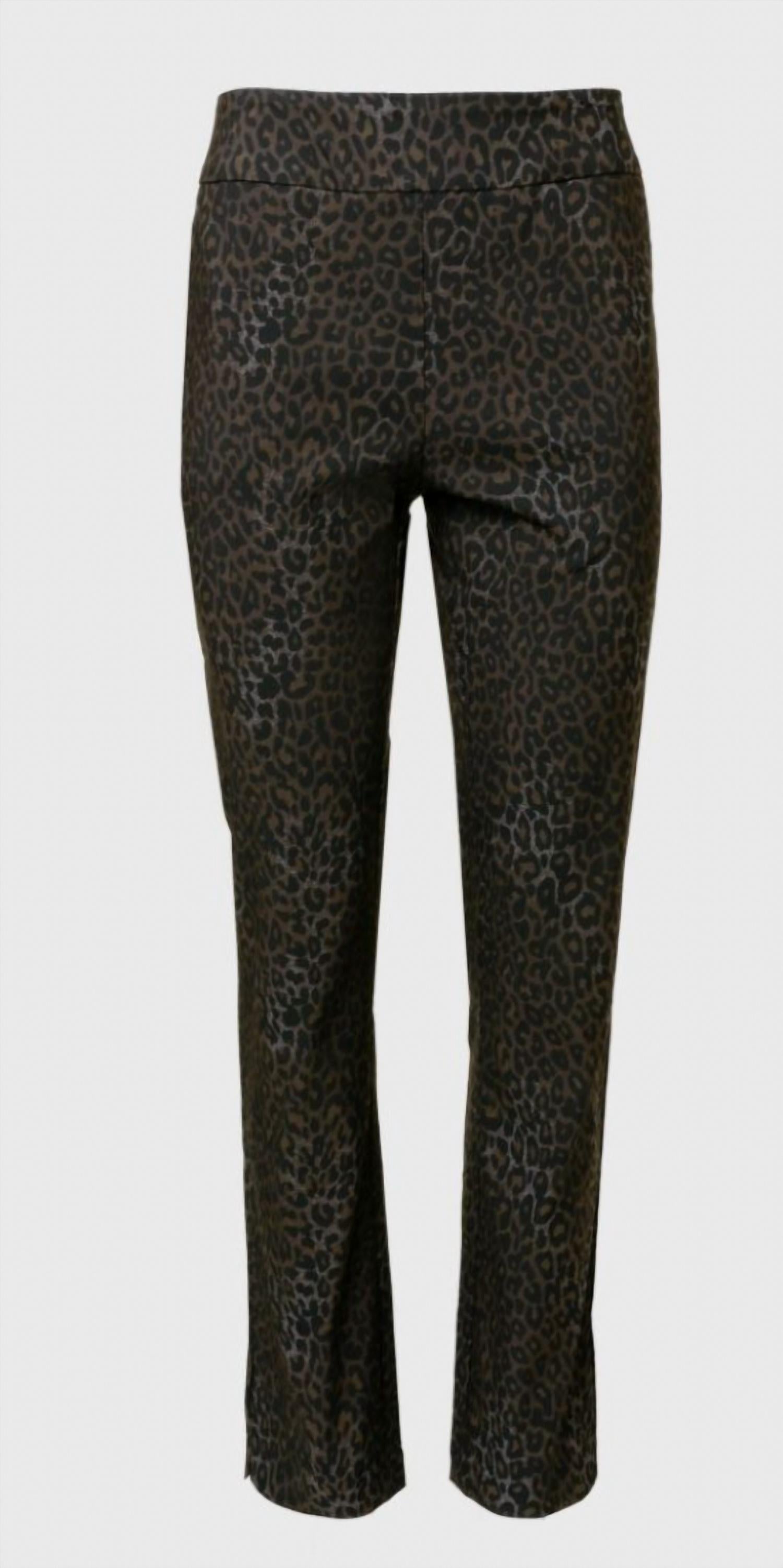

Женские прямые брюки Millennium Eric с принтом гепарда Pine Apparel, цвет cheetah printed