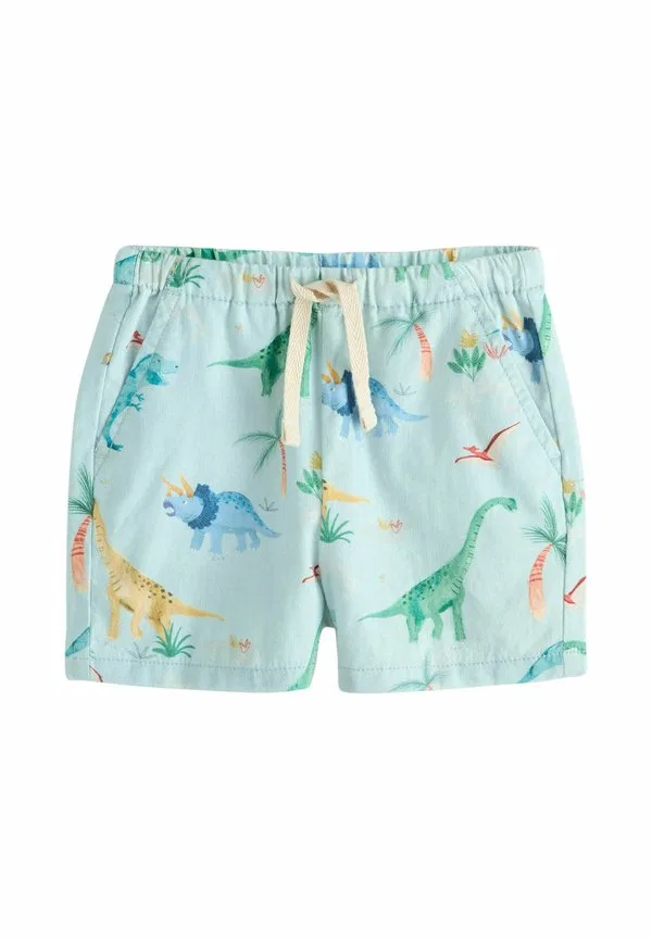 Шорты прямого кроя, надеваются через голову Next, Blue Dino Print — фото 4