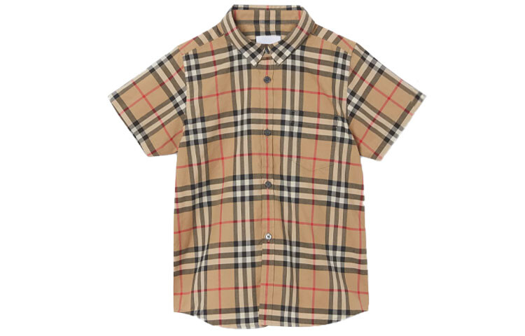 

Детская рубашка Burberry, хаки