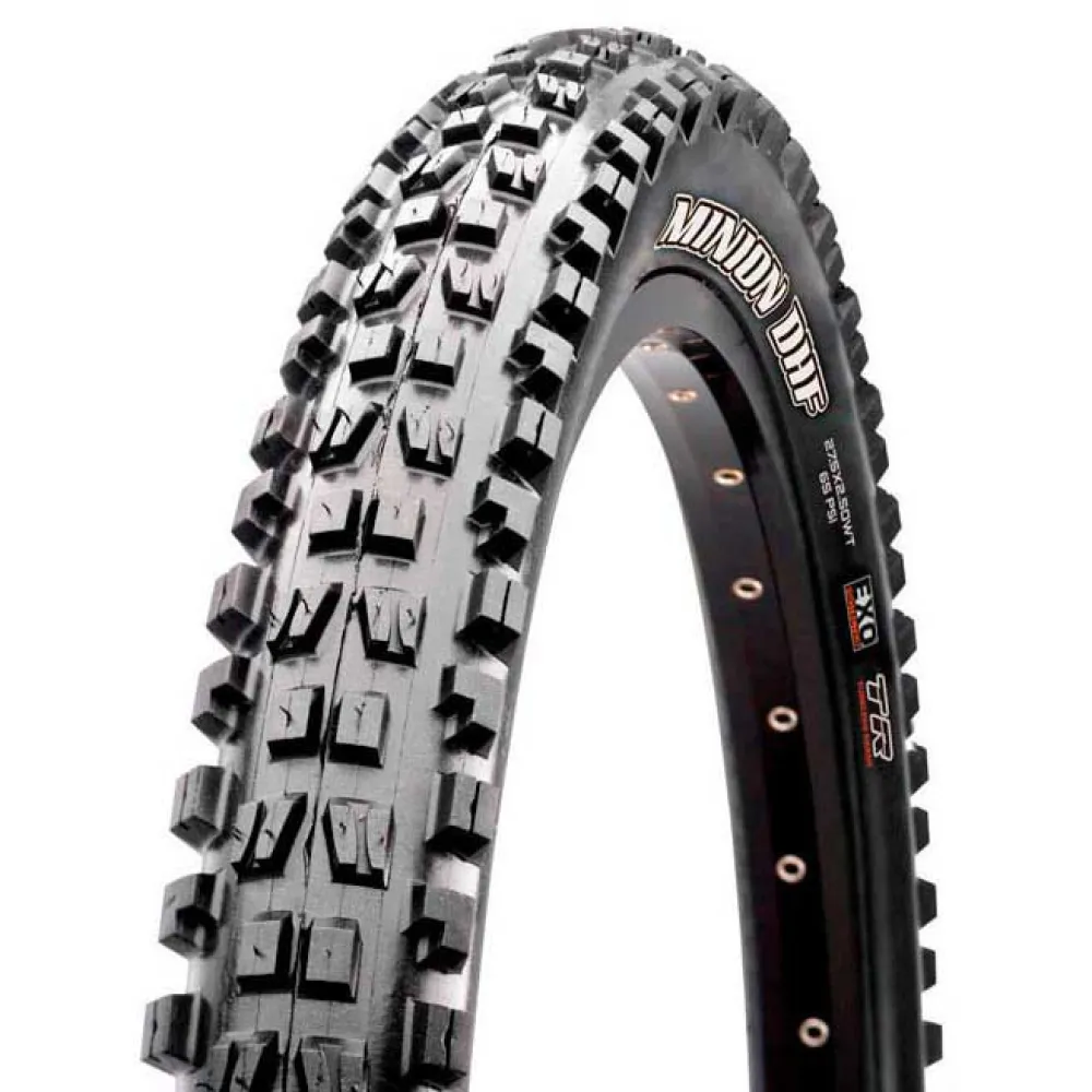 

Шина для горного велосипеда Maxxis Minion DHF 3CT/EXO+/TR 120 TPI Tubeless 27.5´´ x 2.60, черный