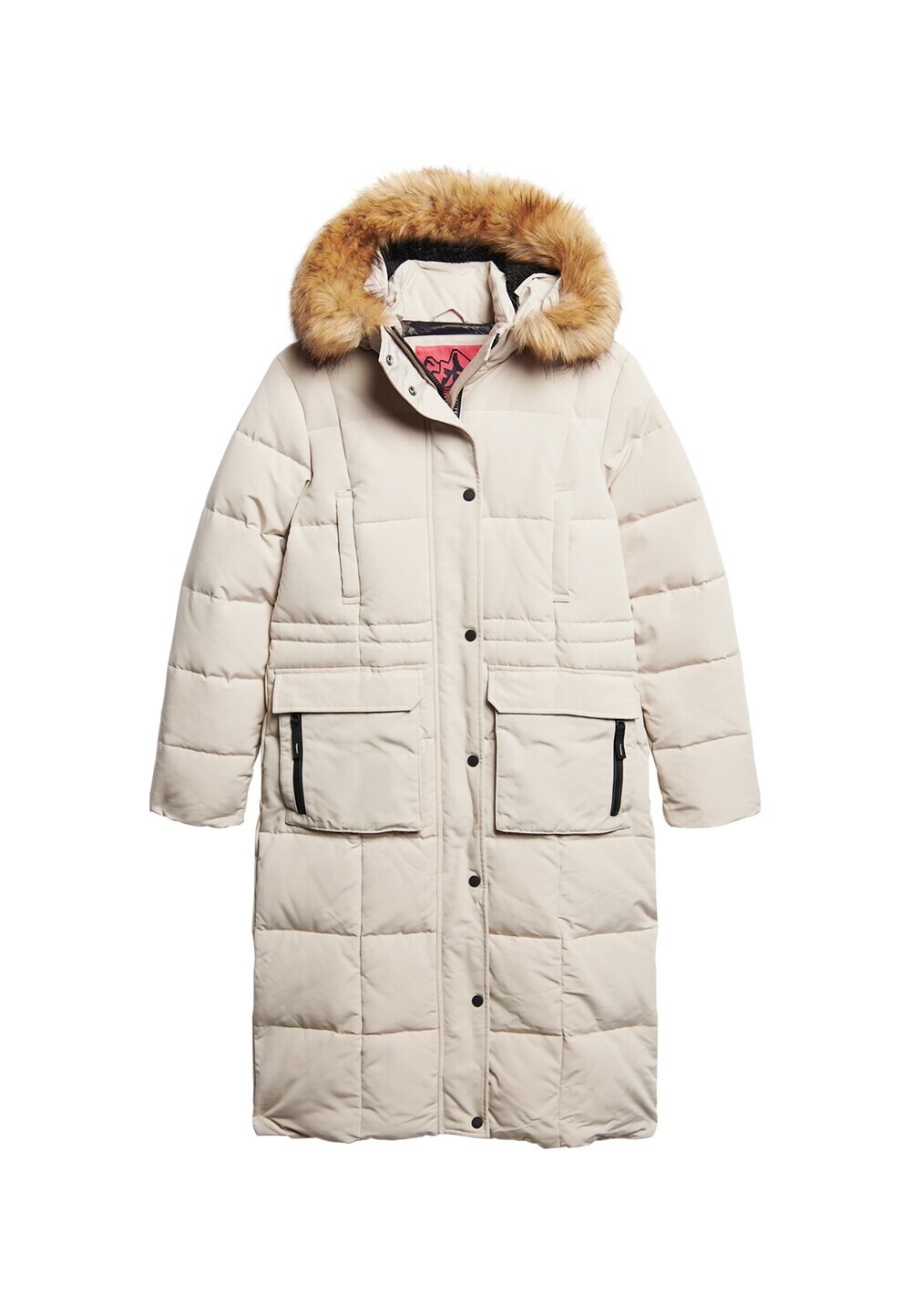 

Зимнее пальто Superdry Everest, бежевый