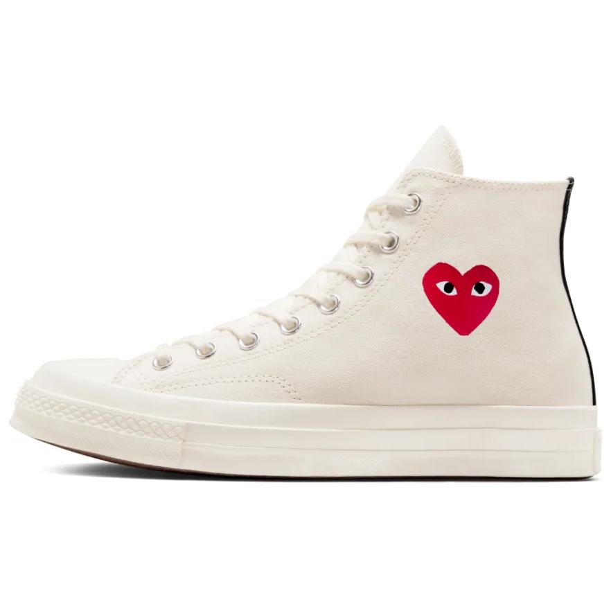 

Чак Тейлор All Star 70 Hi Comme Des Garcons PLAY Single Heart Milk Converse