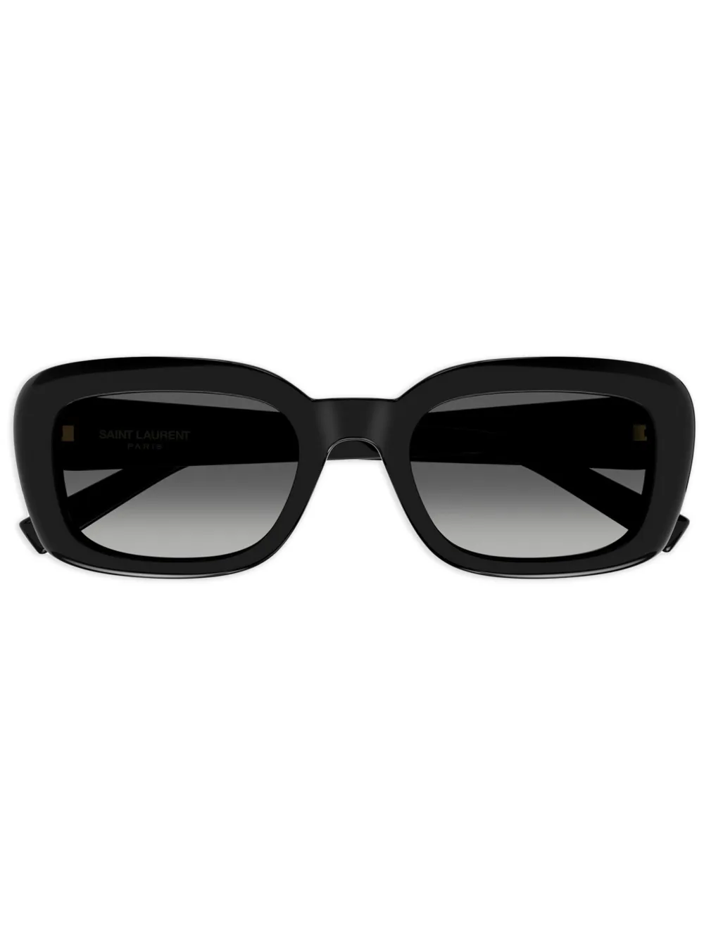 

Солнцезащитные очки в прямоугольной оправе Saint Laurent Eyewear, черный