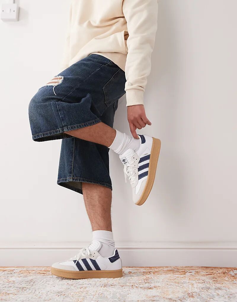 Кроссовки Samba XLG белого цвета adidas Originals — фото 3