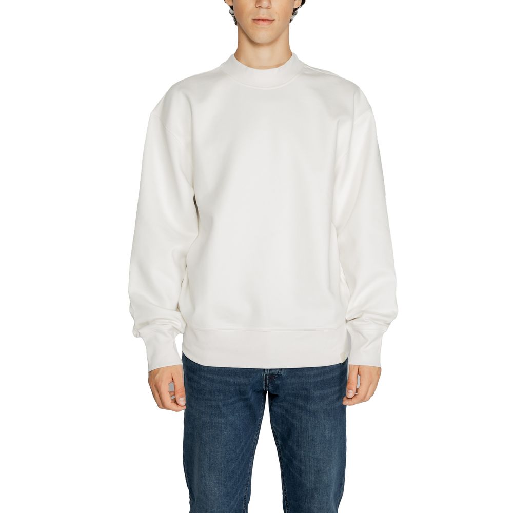 

Белый хлопковый свитер Rigenerato Calvin Klein Jeans