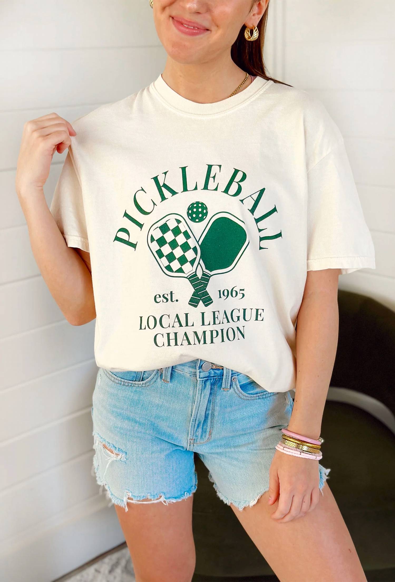

Футболка Pickleball League белого цвета FRIDAY + SATURDAY