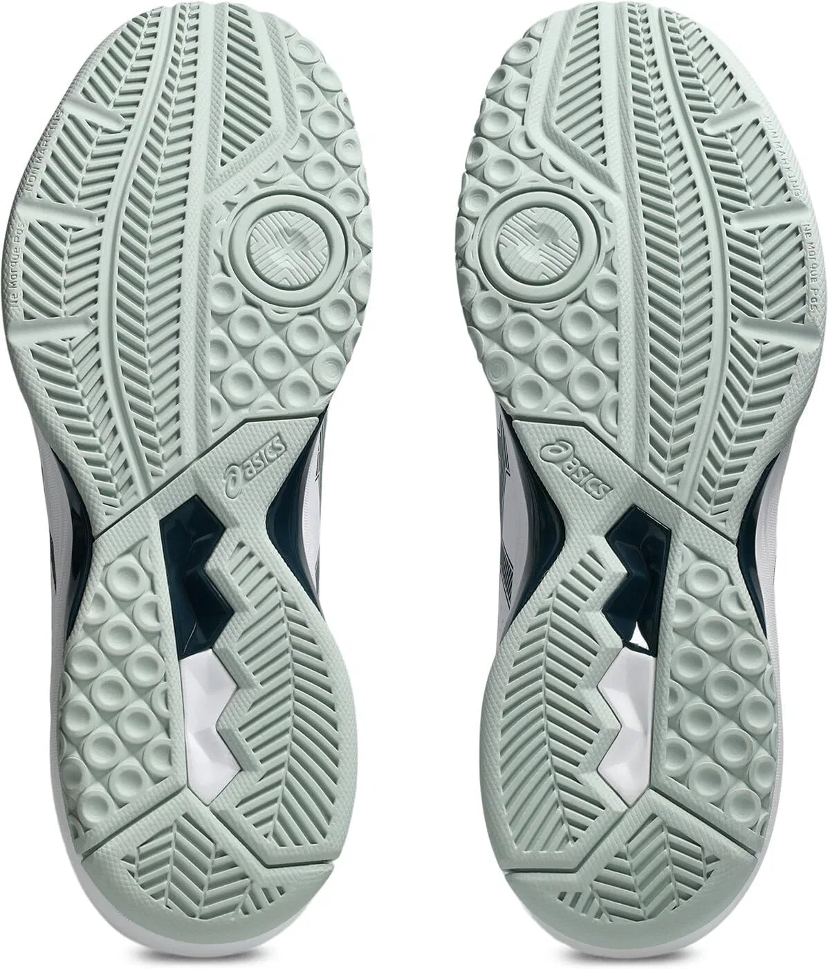 Мужские волейбольные кроссовки ASICS, White Tranquil Teal — фото 2