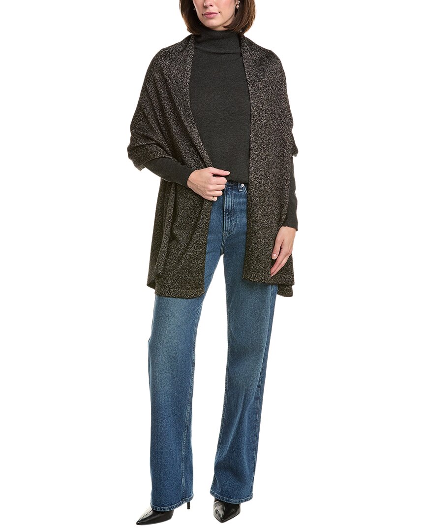 

Кашемировый шарф Hannah Rose с люрексом Hannah Rose, черный