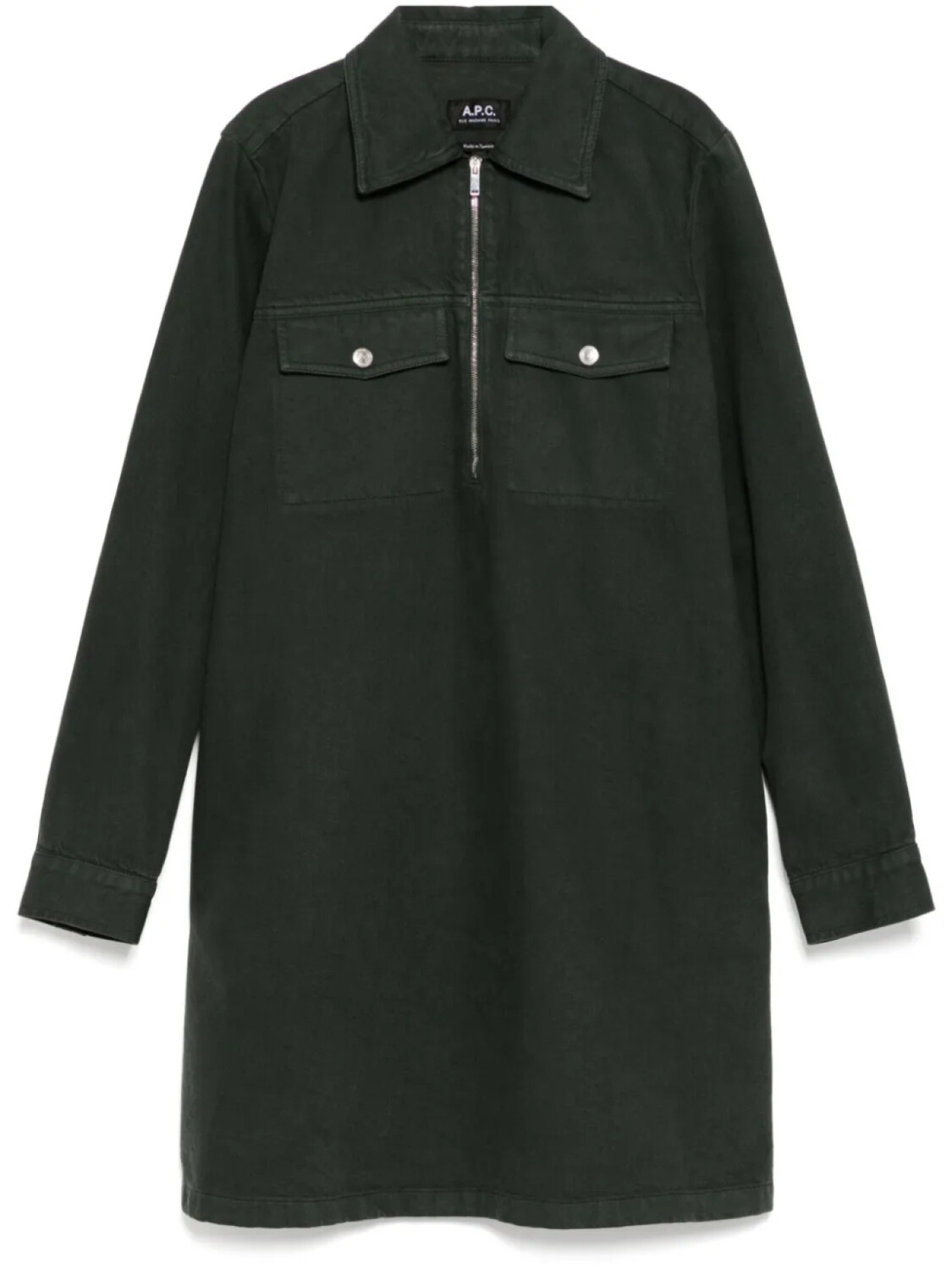 

A.P.C. платье Felicity, зеленый