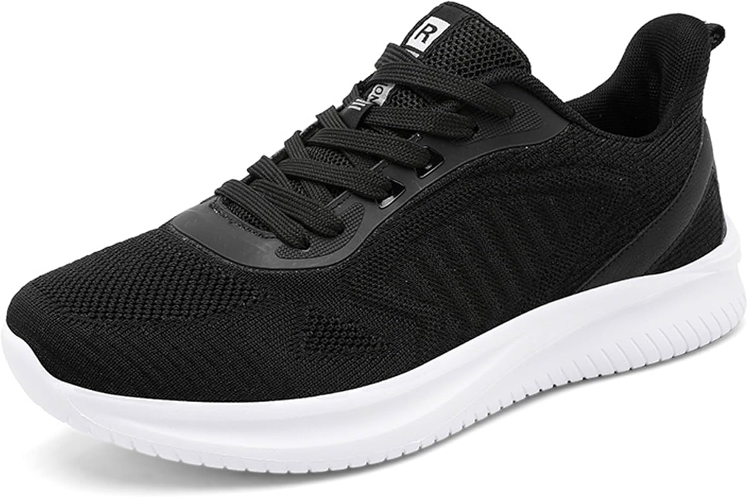 

Мужские легкие кроссовки с шнуровкой, антискользящие, с поддержкой свода стопы, для повседневной носки, дышащие, с амортизацией, для тренировок, бега, прогулок в парке, уличного спорта и баскетбола Dzbajrqm, белый/черный