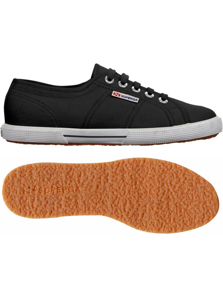 

Кроссовки на шнуровке Superga, черный