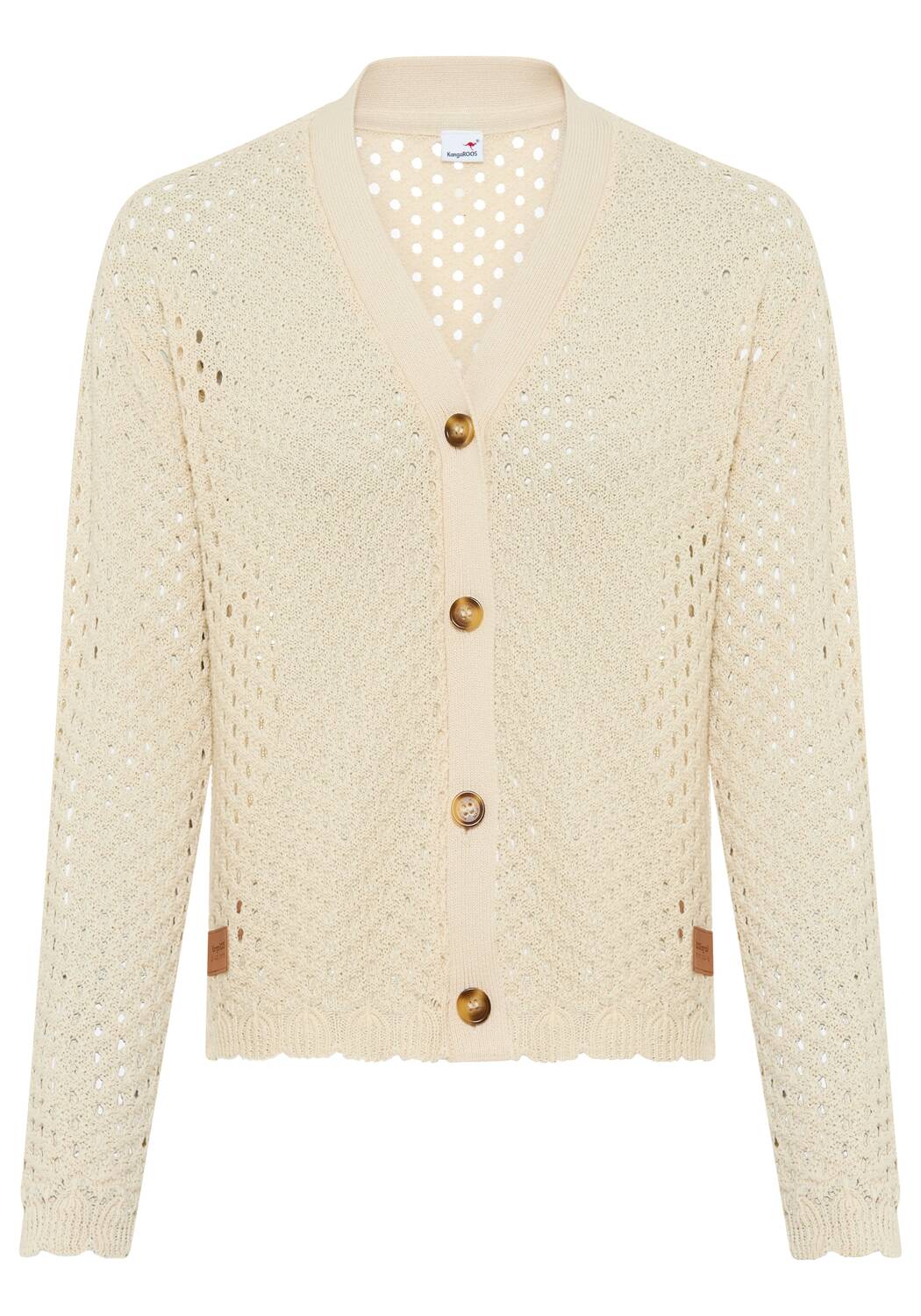 

KangaROOS Кардиган из трикотажа в цвете экрю