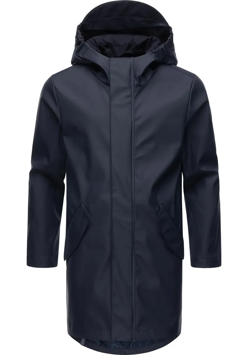 

Плащ Ragwear "Бивойек", стильный дождевик для мальчиков на переходный период, цвет морской волны