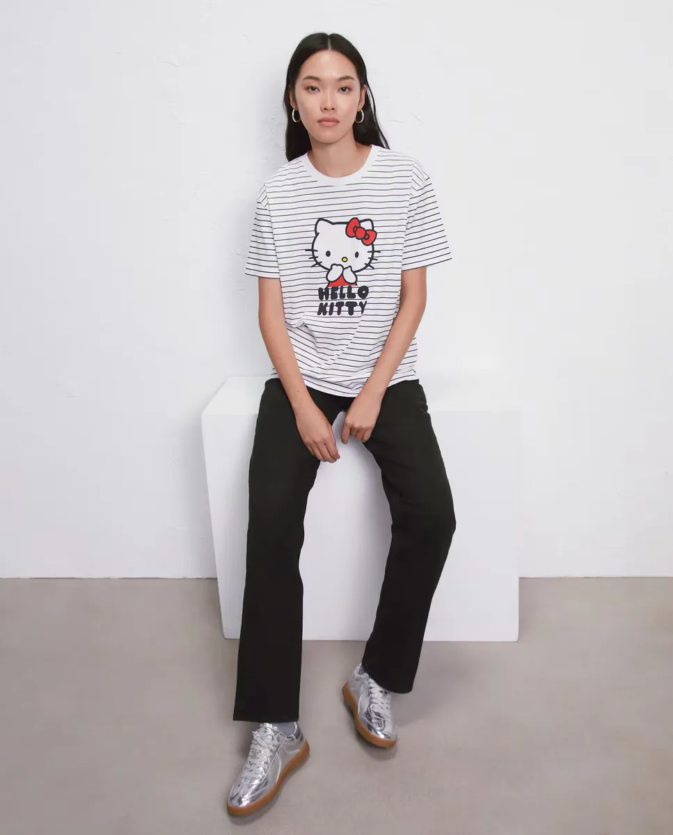 

Женская футболка Kitty 2 с коротким рукавом Easy Wear, белый