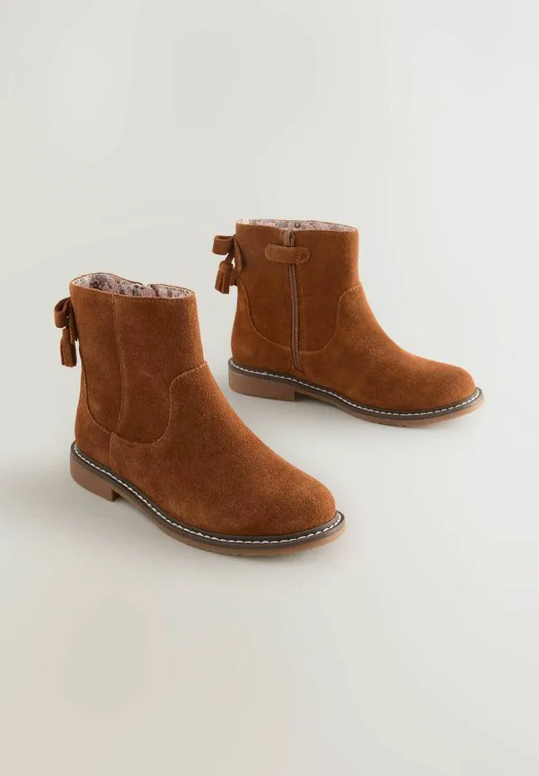 Классические водоотталкивающие ботильоны стандартного кроя Next, Tan Brown — фото 2