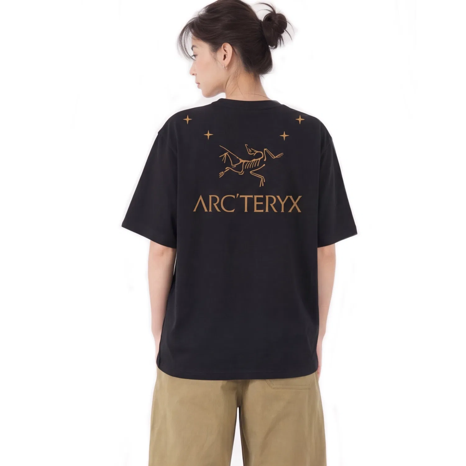 Футболка хлопковая Arcteryx KRAGG черная — фото 4