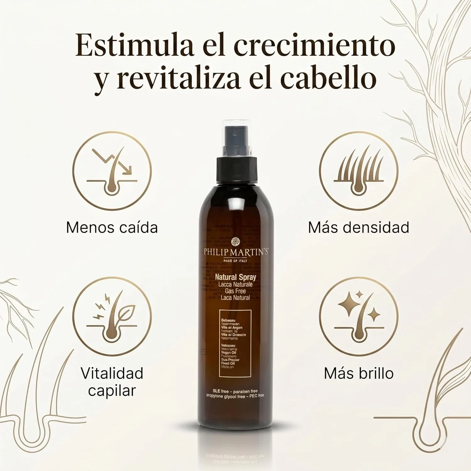 Спрей для кожи головы «Scalp Nutriment Spray» 100 мл от Philip Martin's Philip Martin'S — фото 4