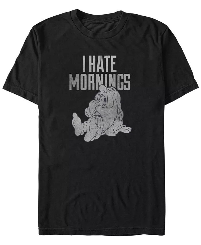 

Мужская футболка с коротким рукавом Hate Mornings Fifth Sun, черный