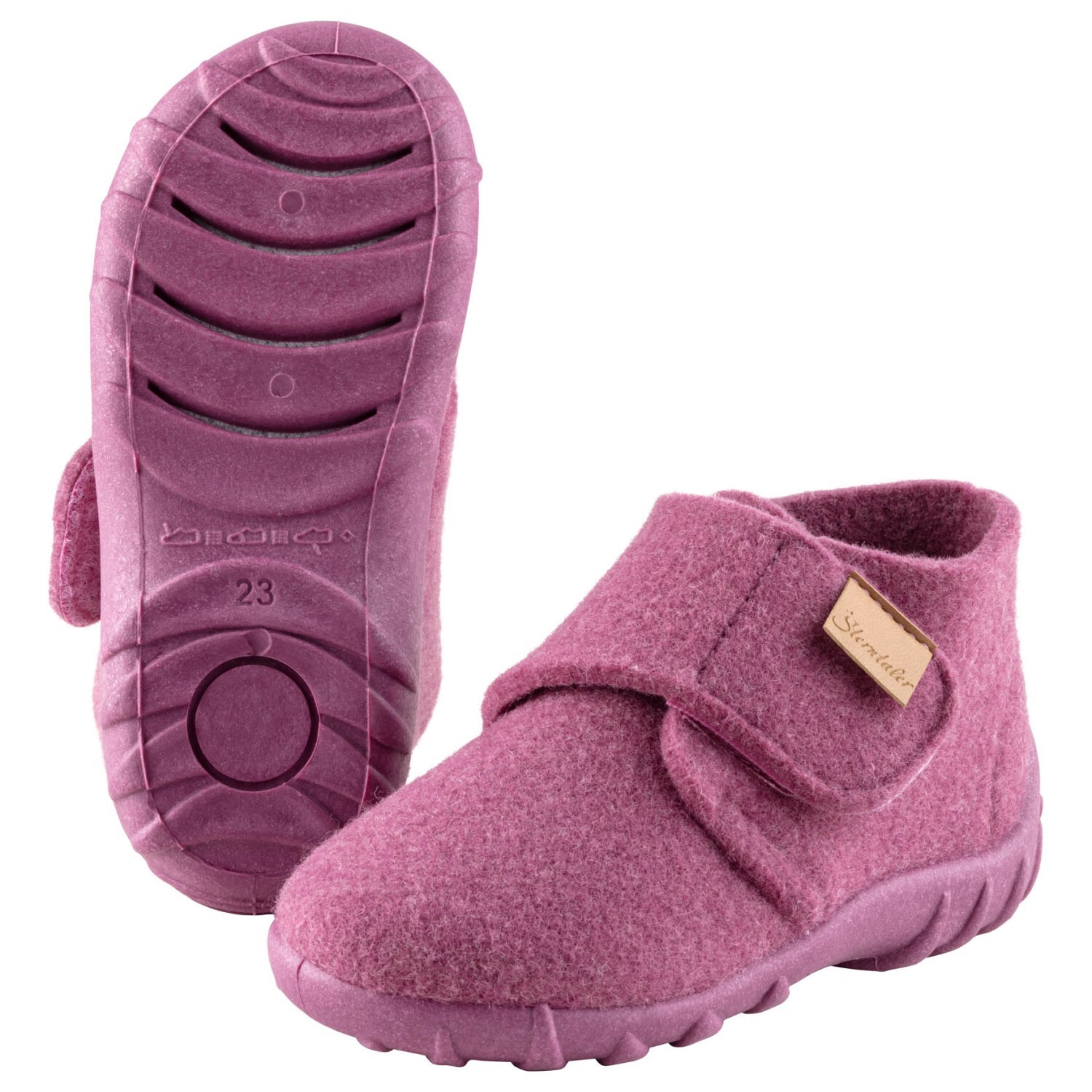 

Тапочки Sterntaler Hausschuh Uni, цвет Beerenrosa