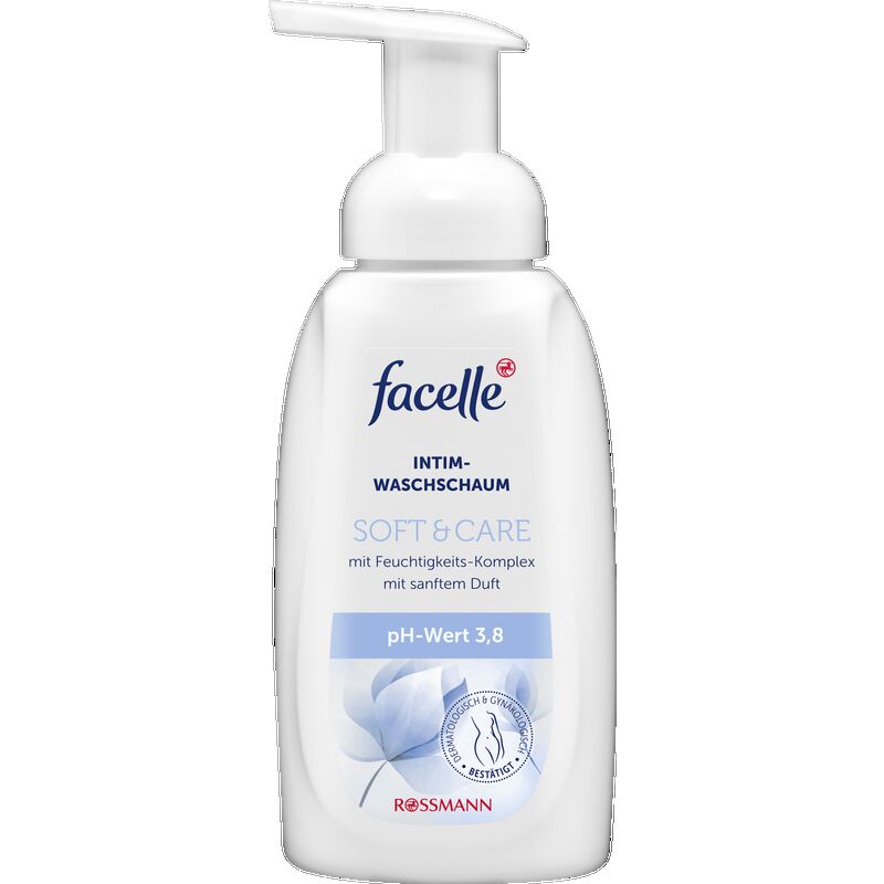 

Мягкая и заботливая пенка для интимного мытья facelle, 250 ml