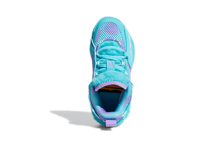 Баскетбольные кроссовки D Lillard 7 Kids PS Mid-top Blue/яркая фуксия Adidas — фото 4