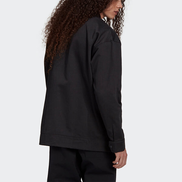 Куртка adidas originals C Twill Jkt Sports Jacket Black, черный — фото 4