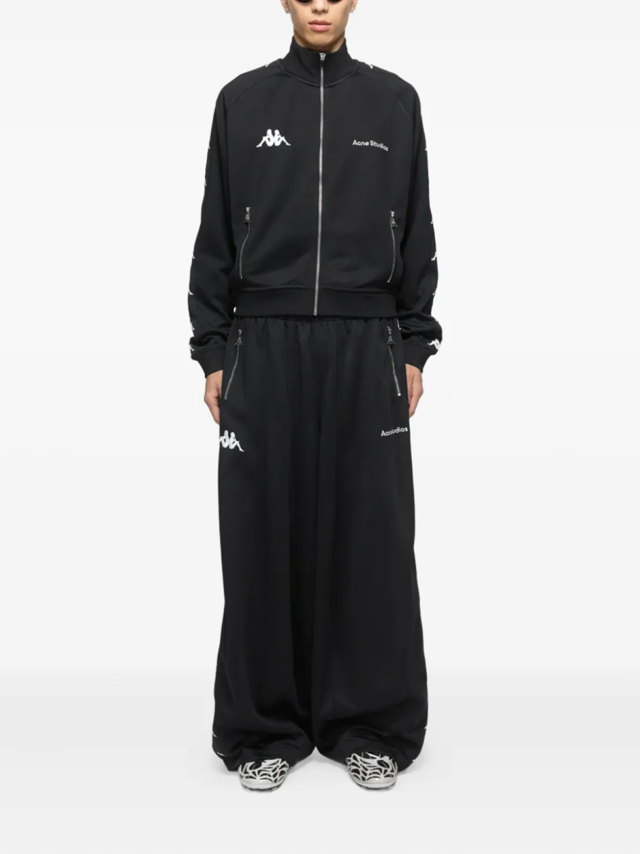 Куртка на молнии X Kappa Acne Studios, черный — фото 2