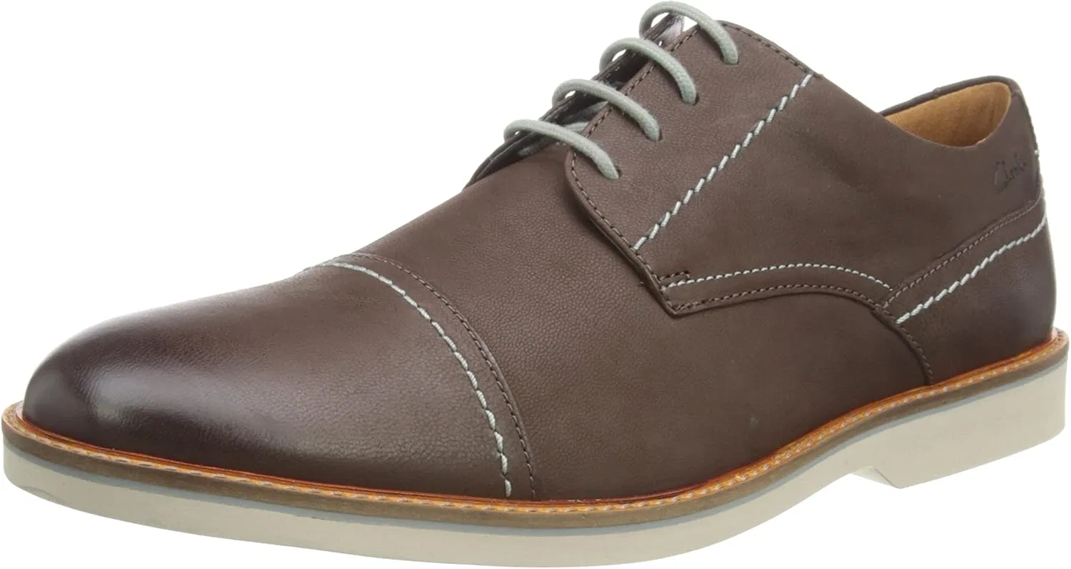 Туфли Clarks Atticus LT Cap, Dark Brown Lea