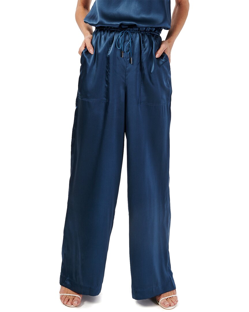 

Шелковые брюки CAMI NYC Kingston, фиолетовый