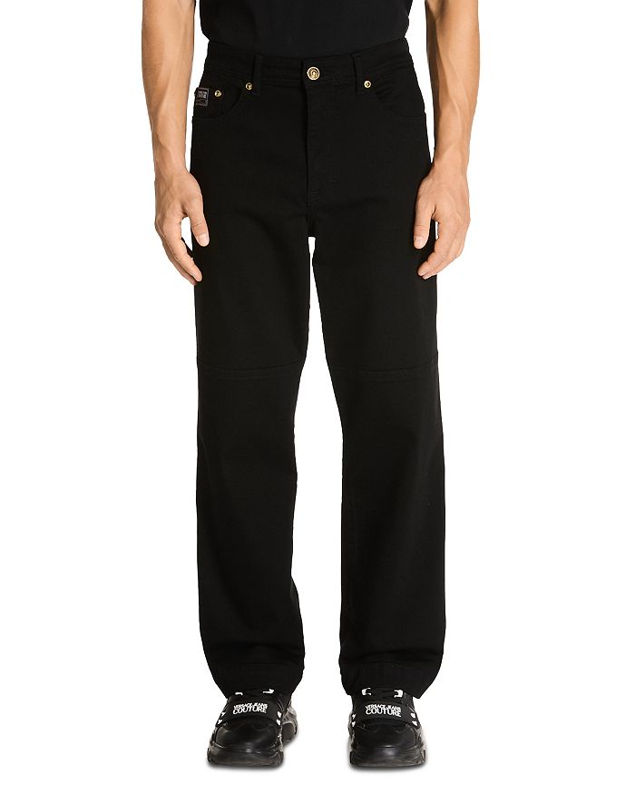 

Классические джинсы Regular Fit черного цвета Versace Jeans Couture, черный