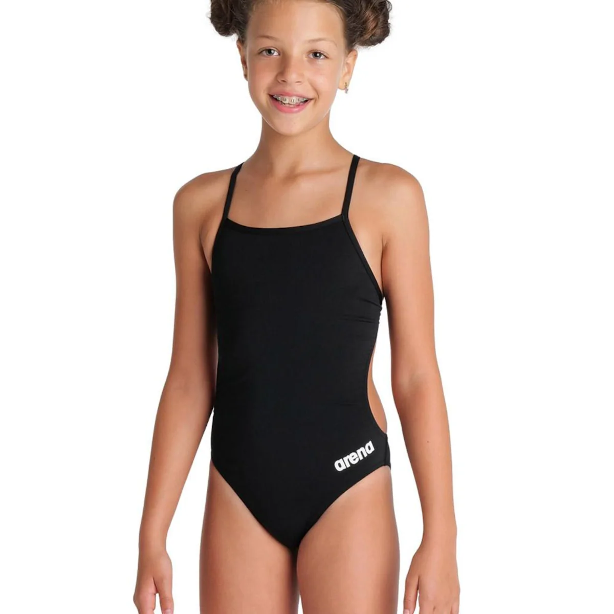 

Купальник для девочек Team Swimsuit Arena, чёрный