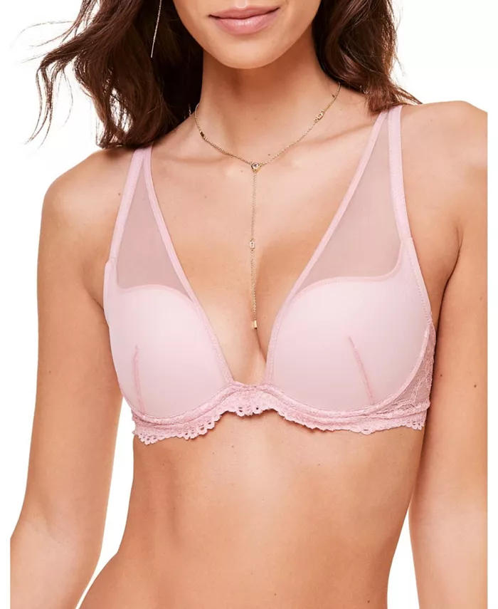 

Женский бюстгальтер Joslyn Push Up Plunge с эффектом пуш-ап Adore Me, розовый