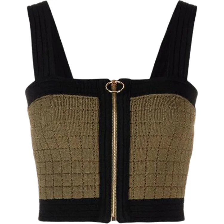 BALMAIN Камисоль Women's Green Moderate