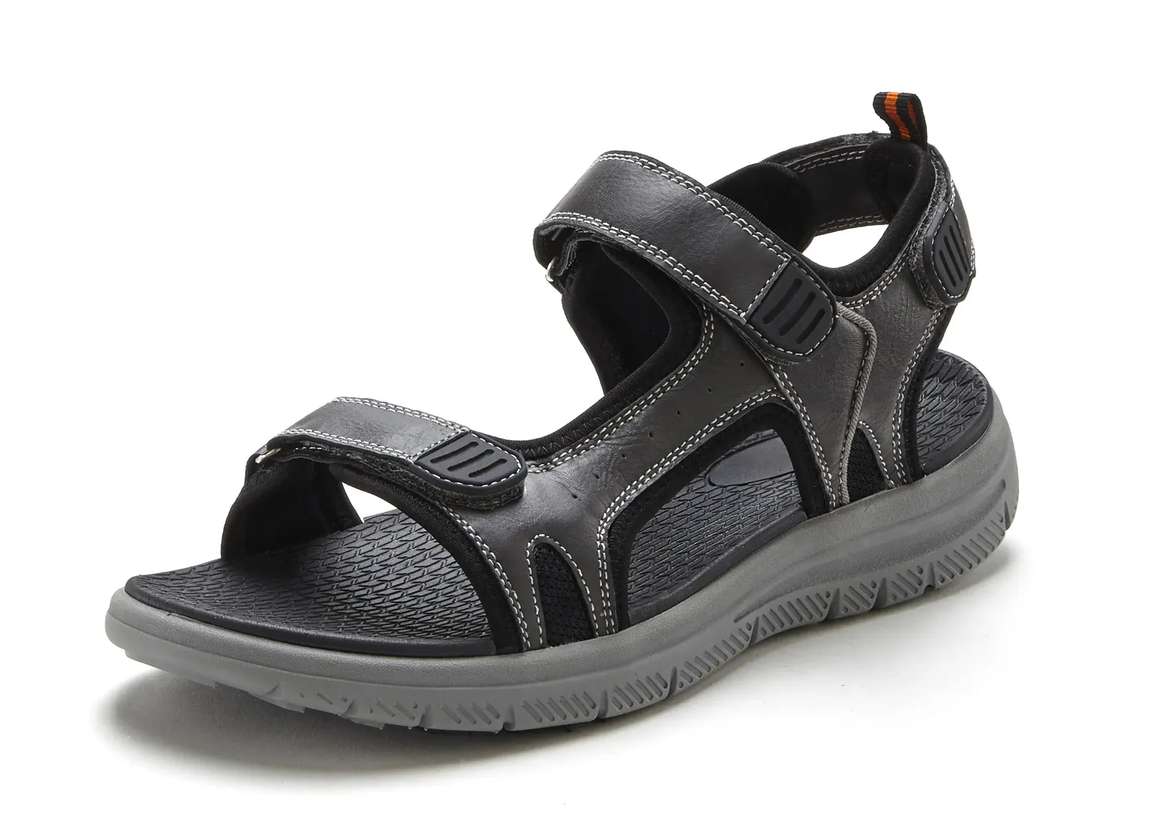 Трекинговые сандалии AUTHENTIC LE JOGGER, сандалии, повседневная обувь, мужские сандалии с застежками-липучками VEGAN, черный — фото 3