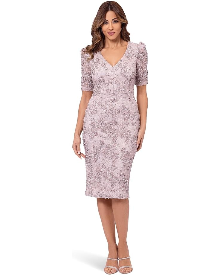 

Платье XSCAPE Short Soutache 3/4 Sleeve, цвет Taupe