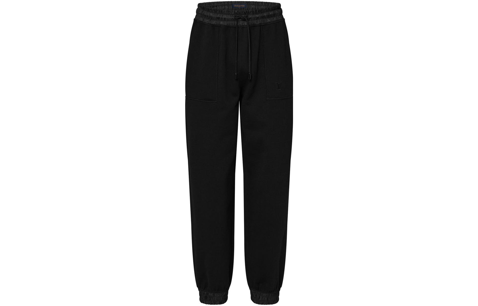 

Новые квартальные продукты LV Knit Sweatpants Men Black Louis Vuitton, черный