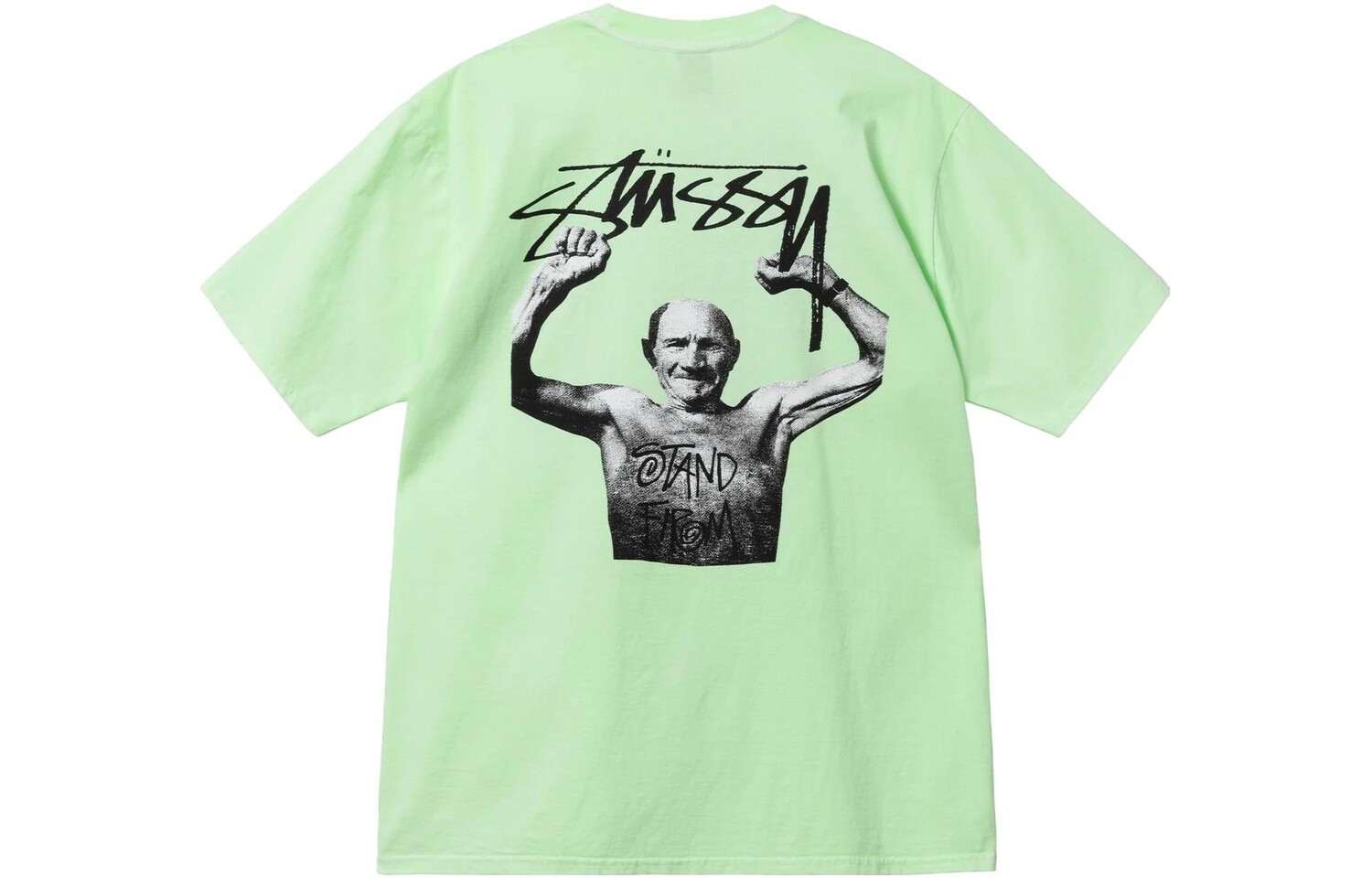 Футболка X Martine Rose SS23 унисекс зеленая Stussy, зеленый — фото 2