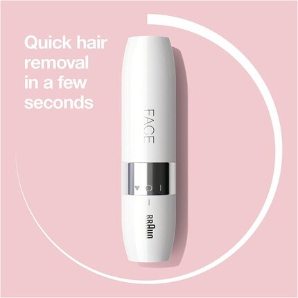 Мини-средство для удаления волос Face Mini для женщин с умным освещением — белое, Braun — фото 3