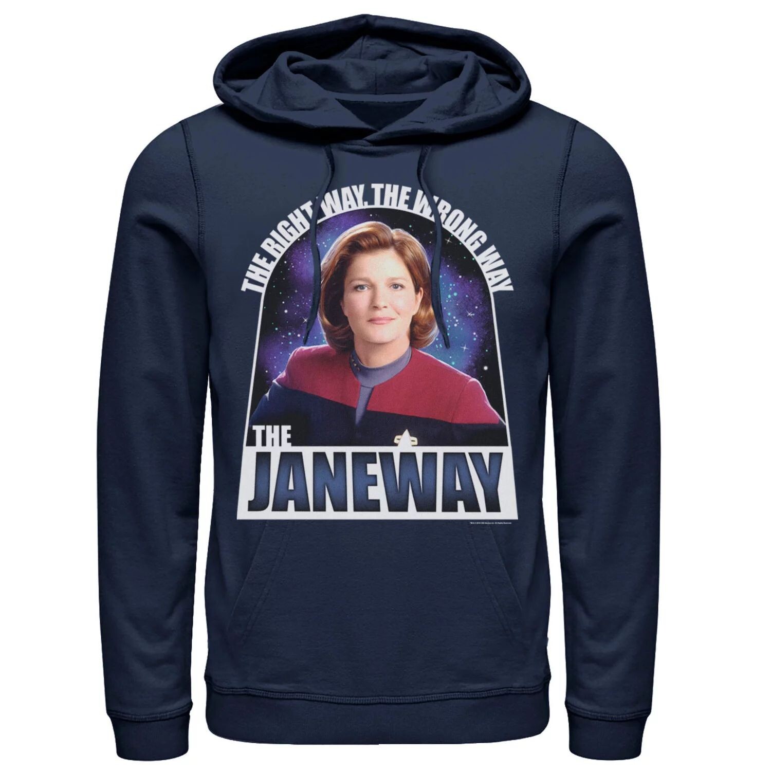 

Мужская толстовка Star Trek Voyager Capt. Janeway Right Way Licensed Character