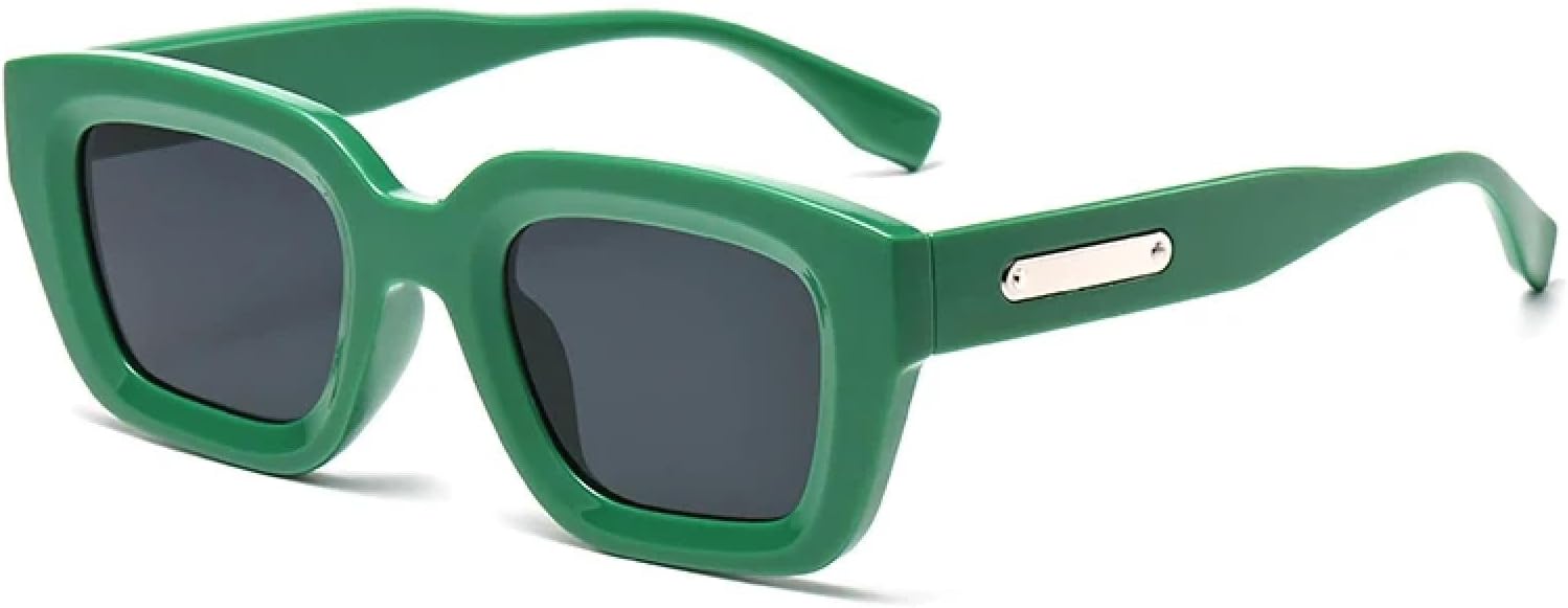 

Солнцезащитные очки с защитой от УФ-излучения UV400 | Маленькая оправа, разноцветные | Для женщин и мужчин, для занятий спортом на открытом воздухе и вождения DSVIGF, Green