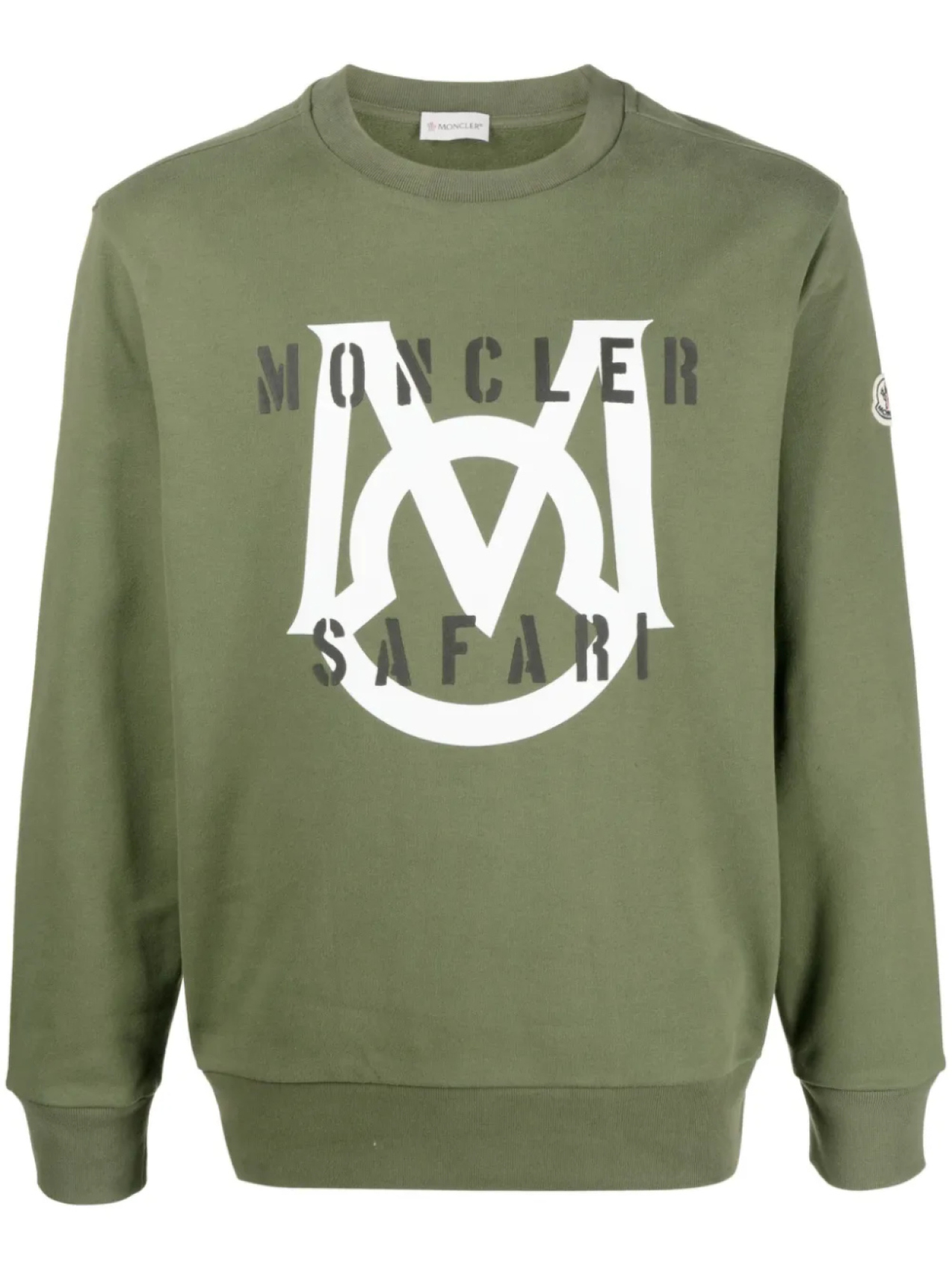 

Толстовка с логотипом Moncler, зеленый