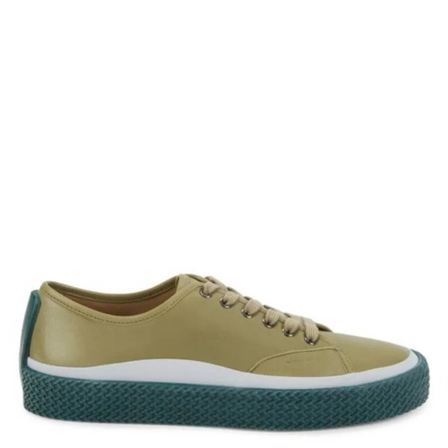 Кеды Ferragamo Storm из кожи низкие, зеленый