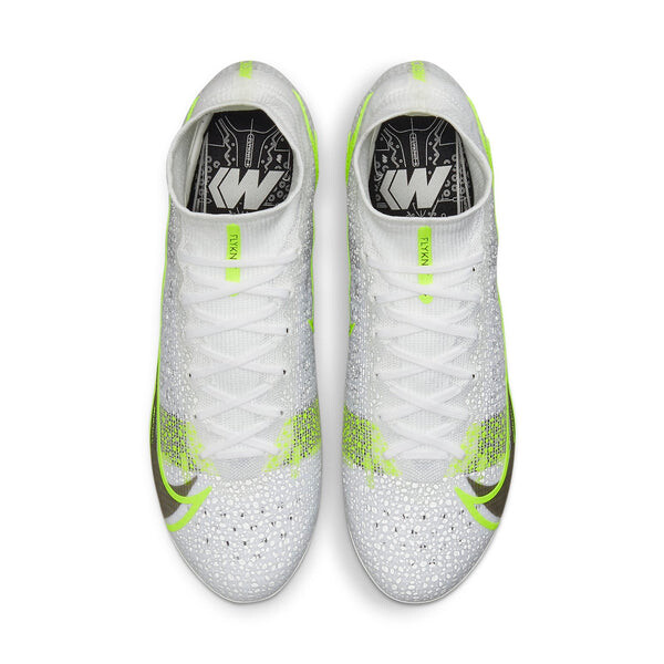 Кроссовки mercurial superfly 8 elite fg 'white volt' Nike, белый — фото 2