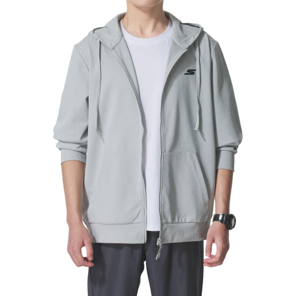 

Skechers Куртка унисекс серая, Gray-02VP