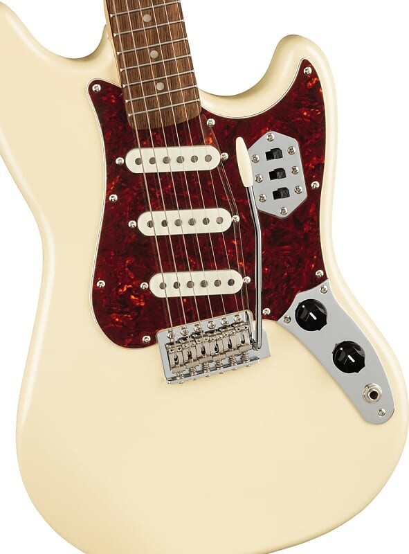 

Электрогитара Squier Paranormal Cyclone Electric Guitar Laurel Fingerboard, Tortoiseshell Pickguard, Pearl White
